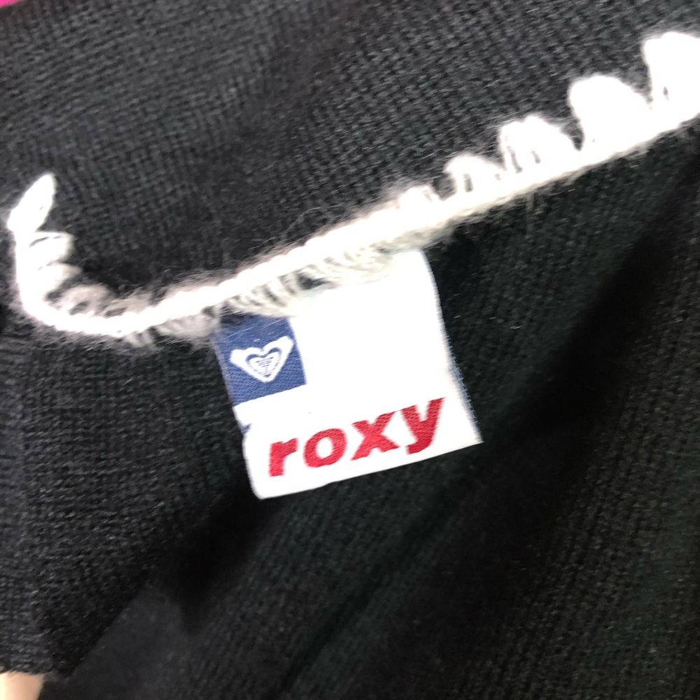 Roxy black and white scarf - Picture 4 of 4